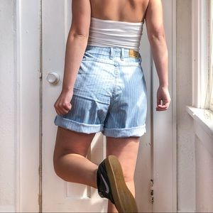 90s striped bareback Lee shorts